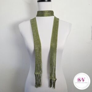 Green wrap around scarf